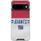 NFL New York Giants White Striped Google Pixel 10 Clear Case